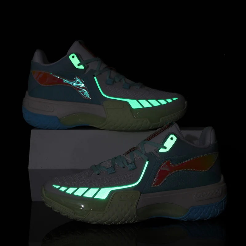 Zapatillas de baloncesto luminosas para hombre y niño, zapatos deportivos antideslizantes para exteriores, de marca, de diseño profesional