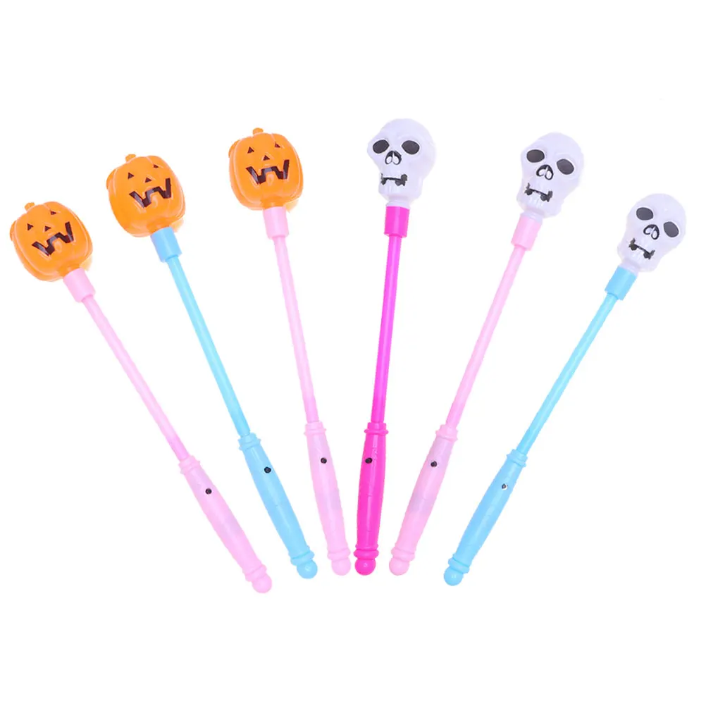 

6 Pcs Pumpkin Kids Rave Toy Glowing Handheld Toys Light-up Child