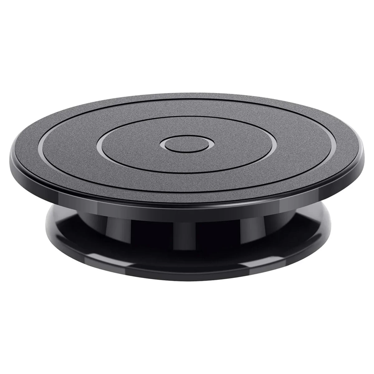 A56X 11 Inch Rotate Turntable Sculpting Wheel Revolving Cake Turntable Black Painting Turn Table Stand