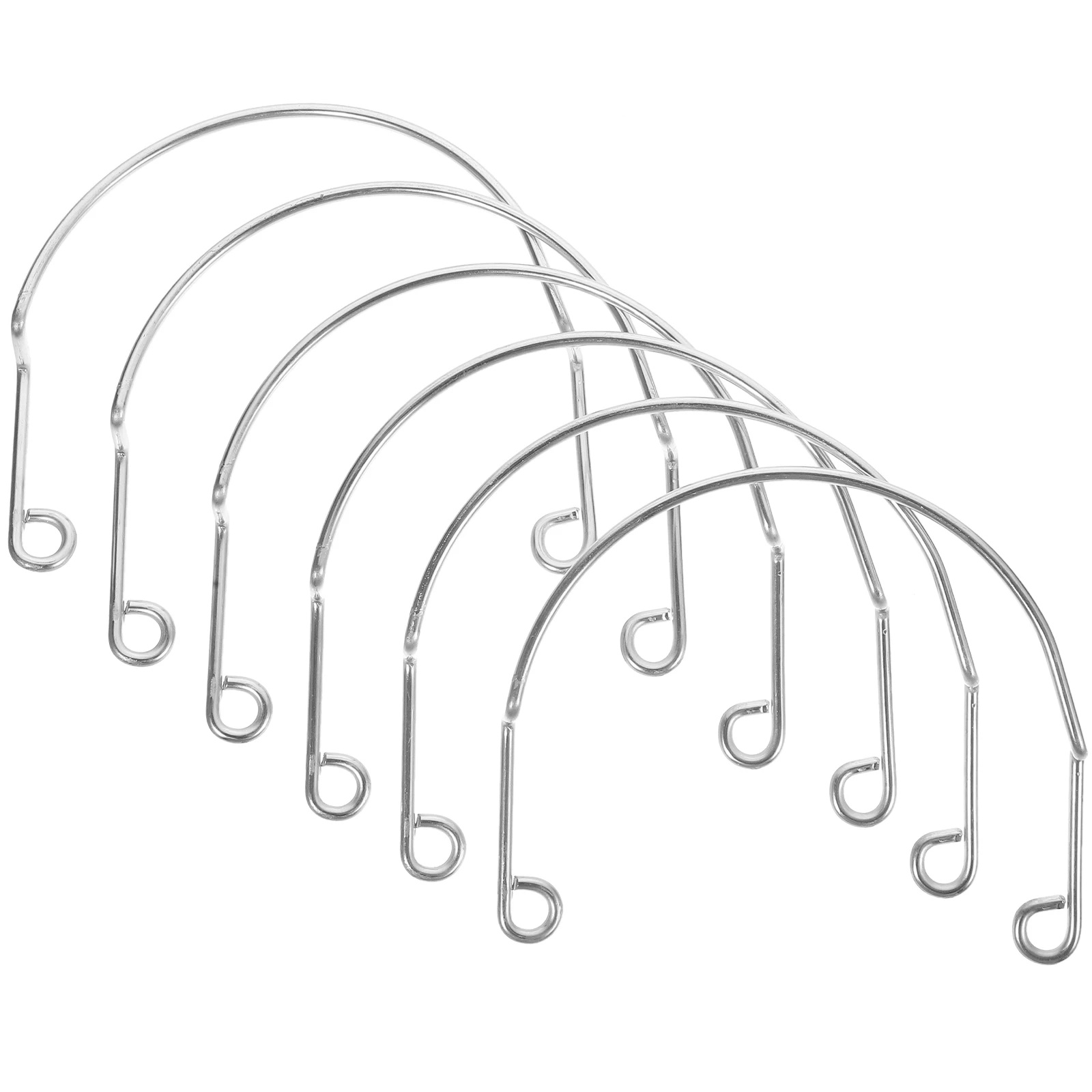 

6pcs Pool Net Bag Fixator Billiard Net Bag Fixator Metal Bracket Mesh Holder Accessories Pocket Liners Billiards Snooker Parts