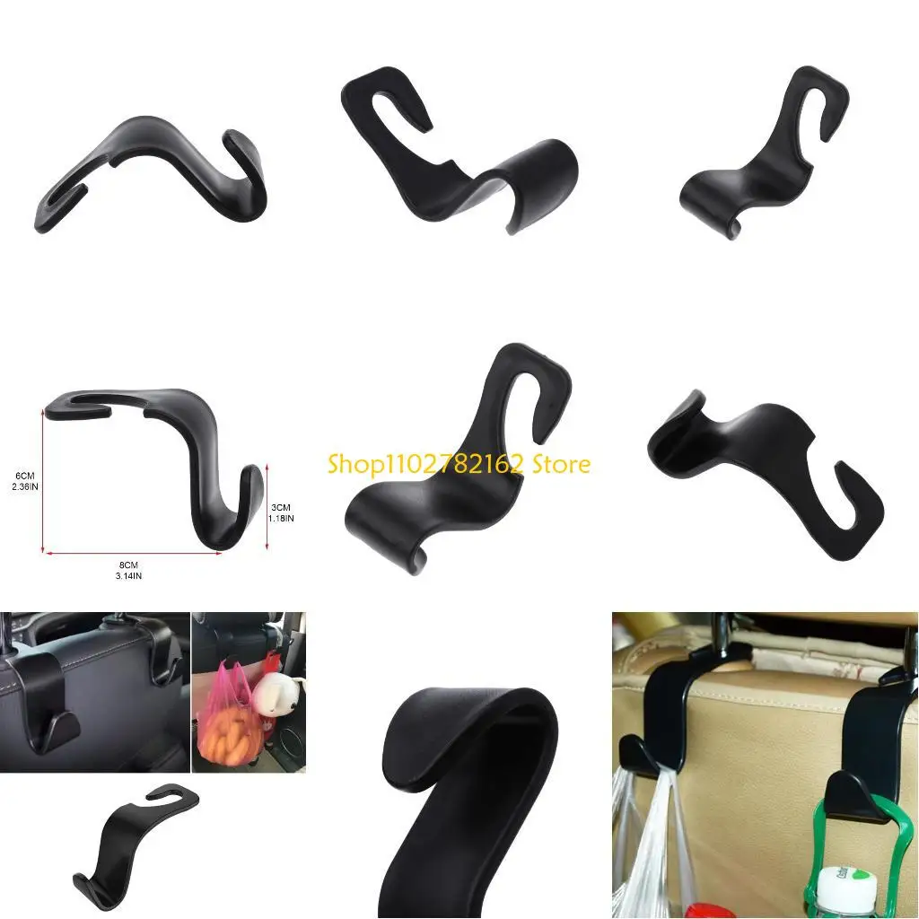 

547B Universal Car SUV Back for Seat Headrest Hanger Storage Hooks For Groceries Bag