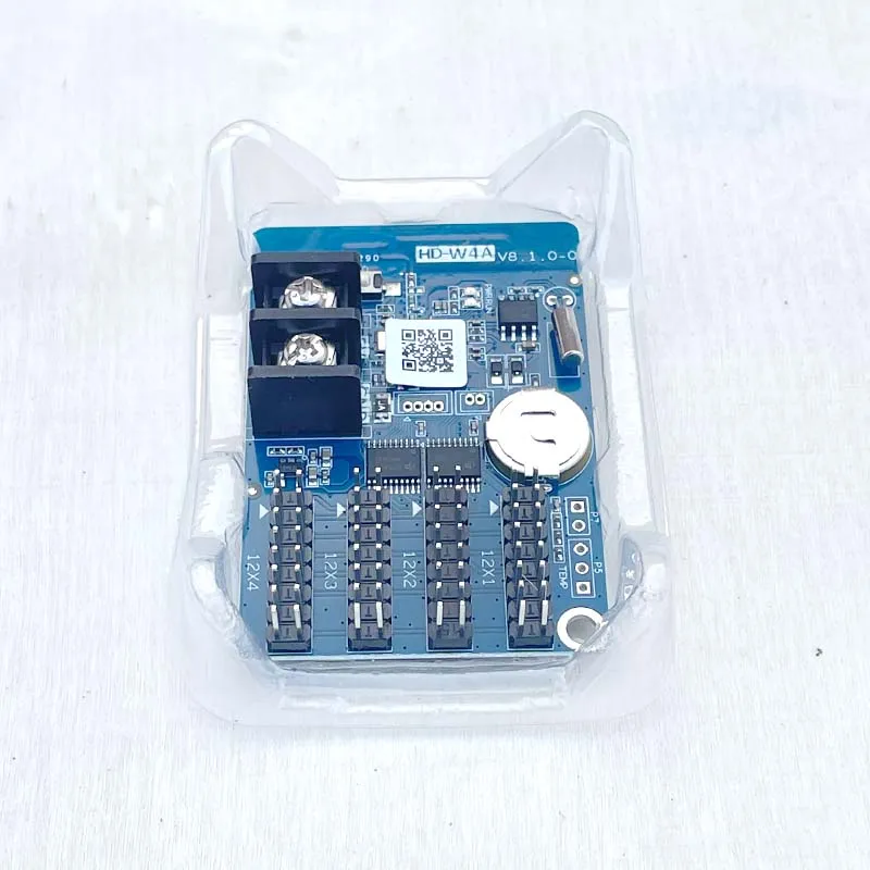 HD-W4A Single Color LED Panel Mobile Phone WiFi Control Card LED Display Digital Signage Pixel Display HUB12 Motherboard