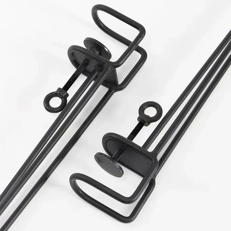 Suporte de perna de mesa não perfurado, suporte de mesa removível DIY, Metal Iron F Clip, Outdoor Camping Coffee Tripé