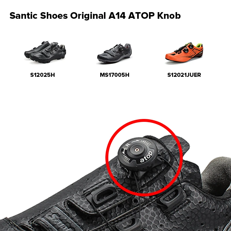 Santic Cycling Lock Shoe Right Rotating Button Base Accessories Cycling Lock Shoes Accessories