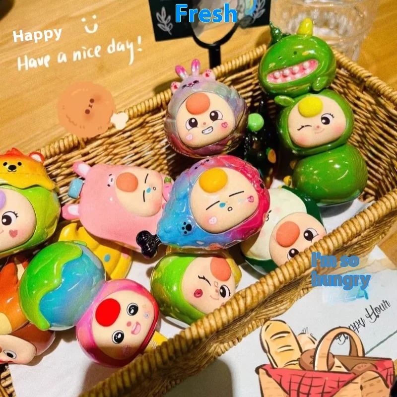 Mały Greedy Cat Vinyl Face Blind Box Urocza figurka kolekcjonerska Śliczna pluszowa zabawka dla dzieci od 3 lat Modna kolekcja Blind Box