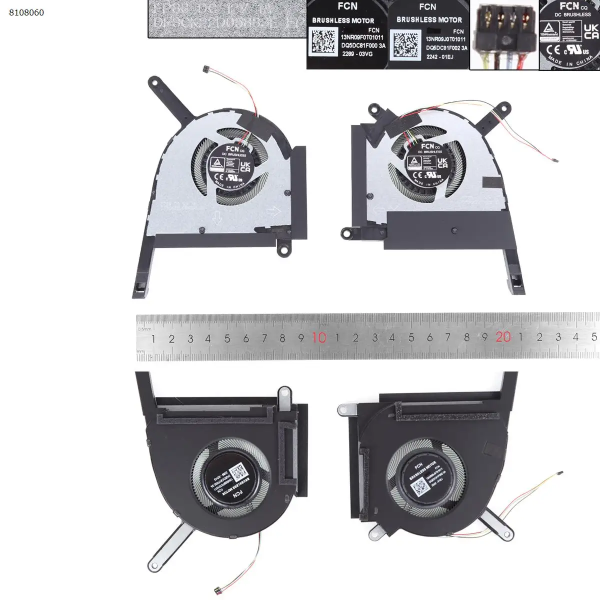 Laptop Cooling Fan for Asus TUF Gaming F15 FX507Z FA507R L+R 12V