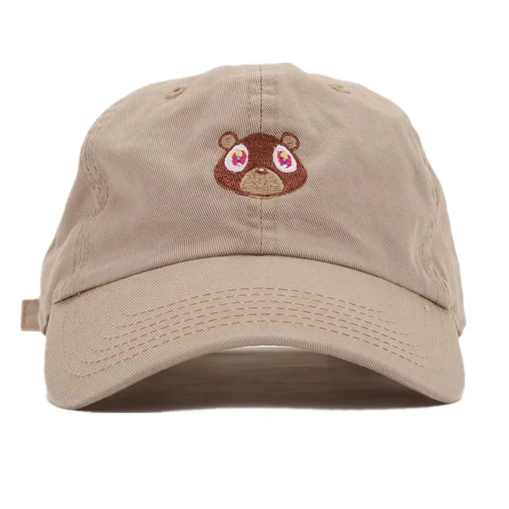 Kanye West Ye Bear Dad  Lovely Baseball Cap Summer For Men Women Snapback Unisex Exclusive Release Hip Hop Hot Style Hat
