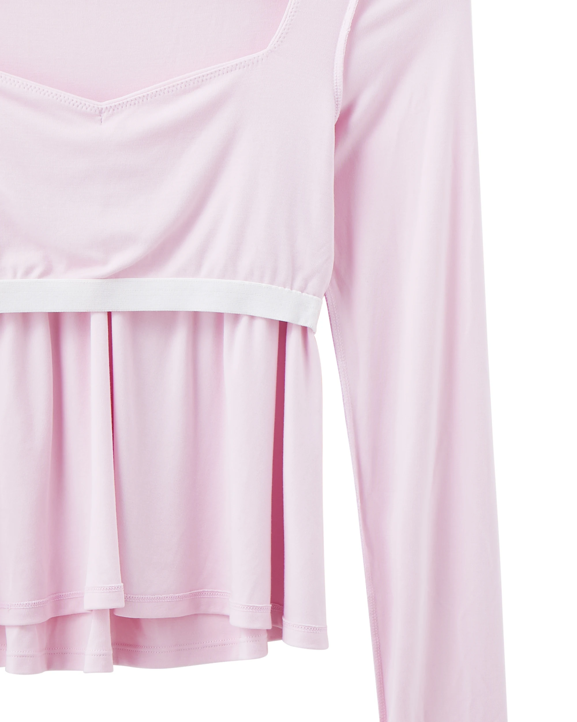 Damen Fairy Y2k Cottage T-Shirt Coquette Quadratischer Ausschnitt Langarm Babydoll Tees Herbst Frühling Vintage Kleidung Lässiger Pullover Top – Detail 31