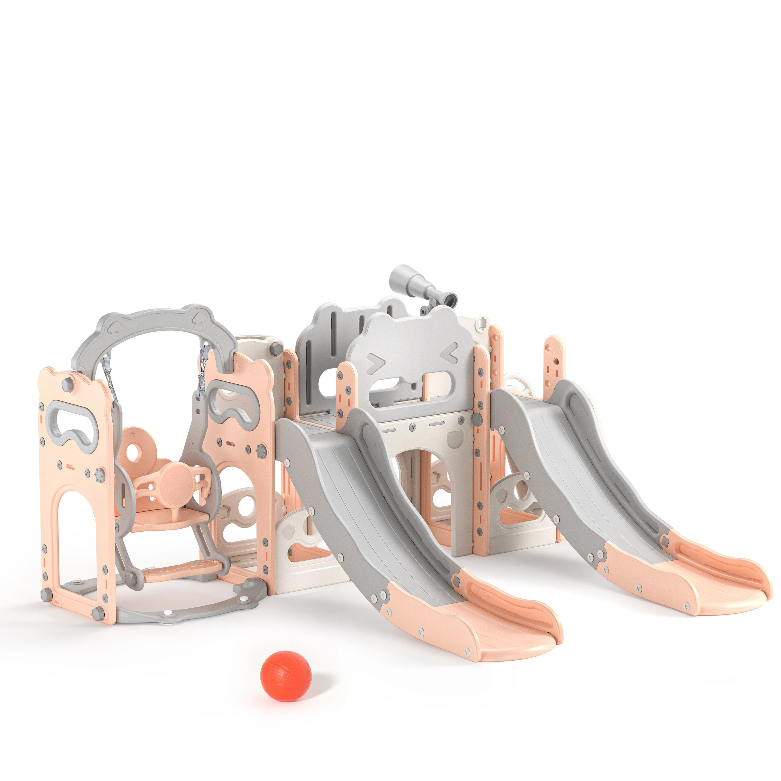 

Indoor Multi-functional Toddler Slide Extended Slide Safe and Non-slip Suitable for Children 1-3 Years Playing