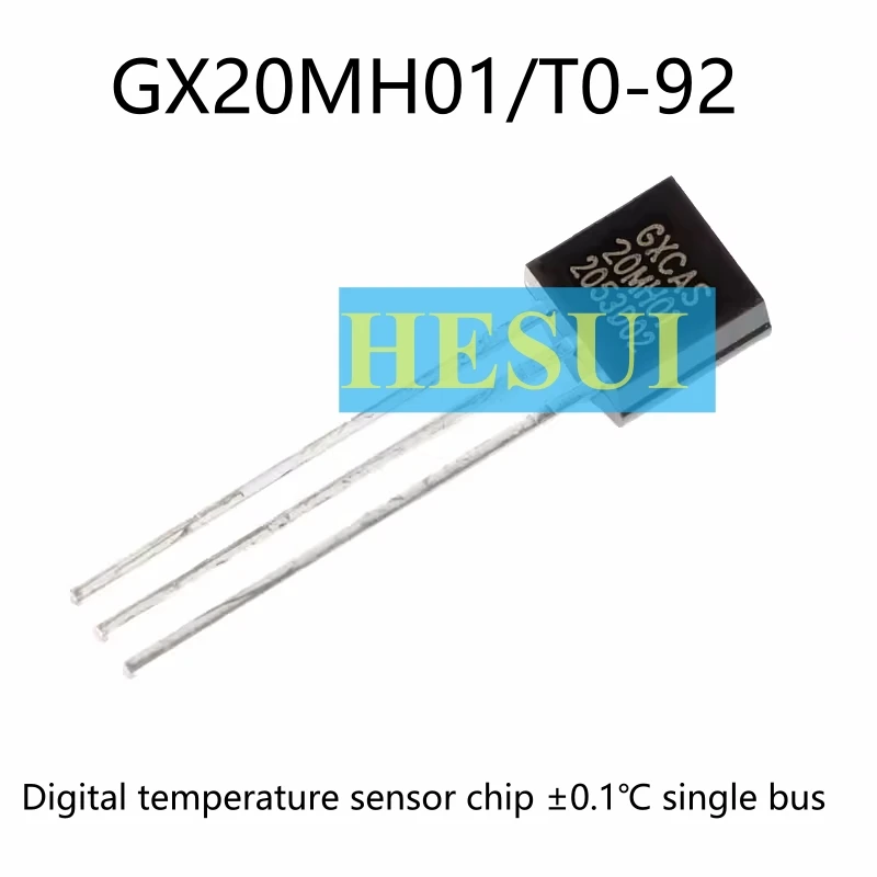 Original GX20MH01 TO-92 programmable resolution single-bus high precision temperature sensor chip