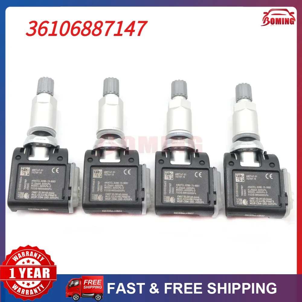 

Car TPMS Tire Pressure Monitor Sensor 433mhz 36106887147 For BMW 5 6 7 8 X3 X4 X5 X7 FOR ROOL ROYCE Phantom Cullinan 2001-2019