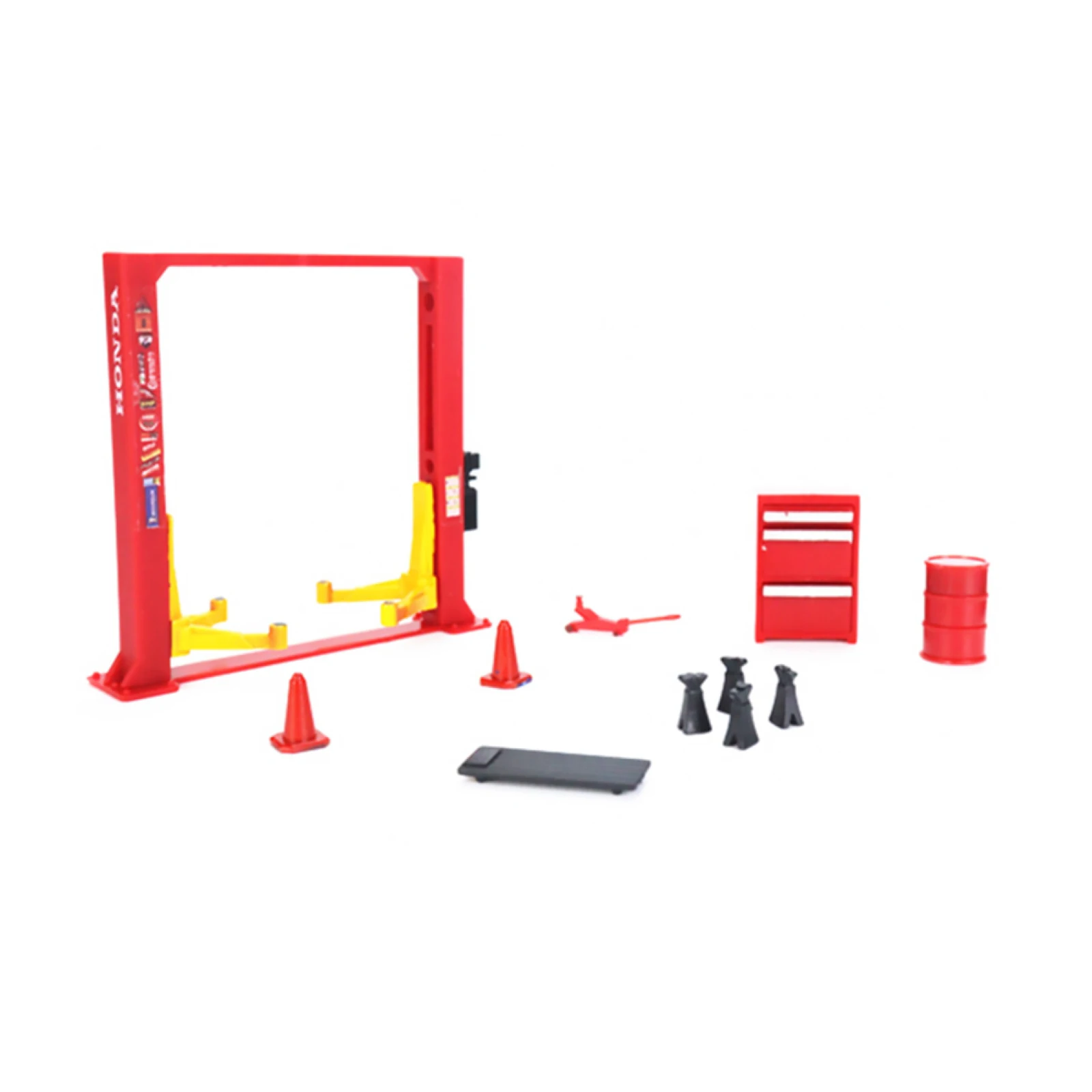 

12 Pack ABS 1/64 Model Car Display Diorama Garage Maintenance Tools Assortment Set Simulation Scene Home Decoration Kids Gift