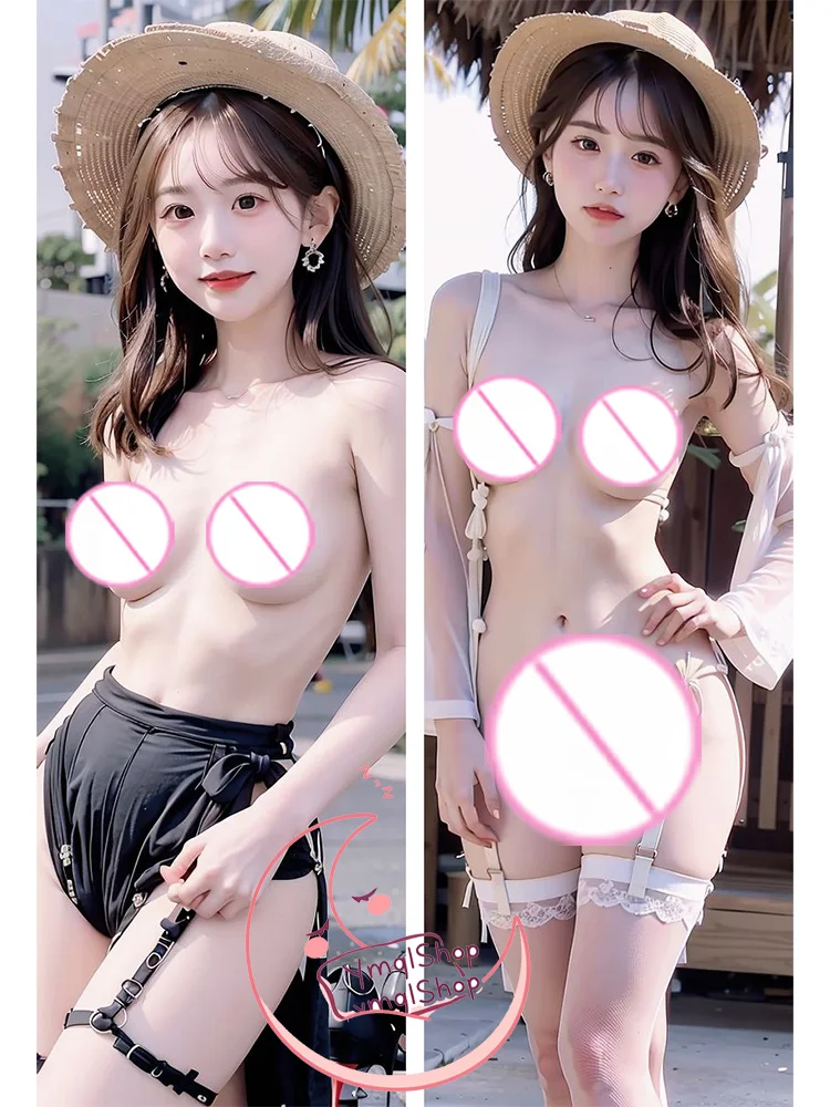 

AI Beauty Dakimakura Cover 1:3 or 45X45 Double-sided Print Life-size body Custom Anime Pillow Case Unlimited AI Girl woman maid