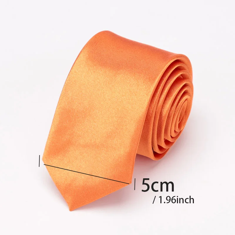 Corbata delgada para hombre, Corbatas tejidas de Jacquard, color naranja, rojo, morado y negro, Corbatas de boda, accesorios para mujer, Corbatas Par