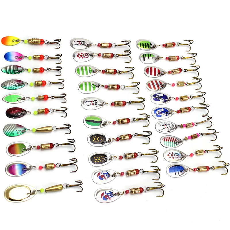 WEIHE Señuelos Giratorios Metal Compuesto – Cuchillas Pesca Deportiva - imagen 2