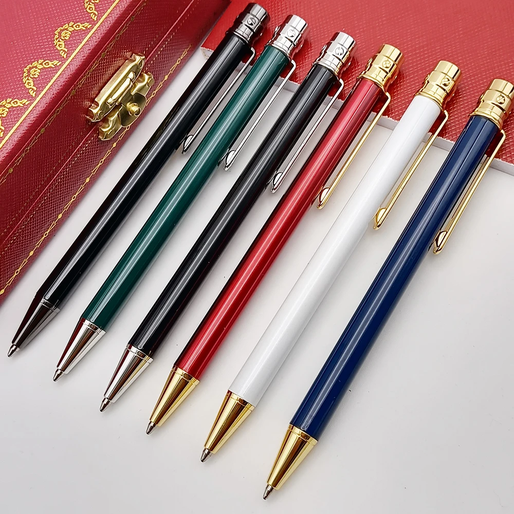 Luxury Classic Solid Color Ballpoint Pen Office School Stationery Writing Smooth