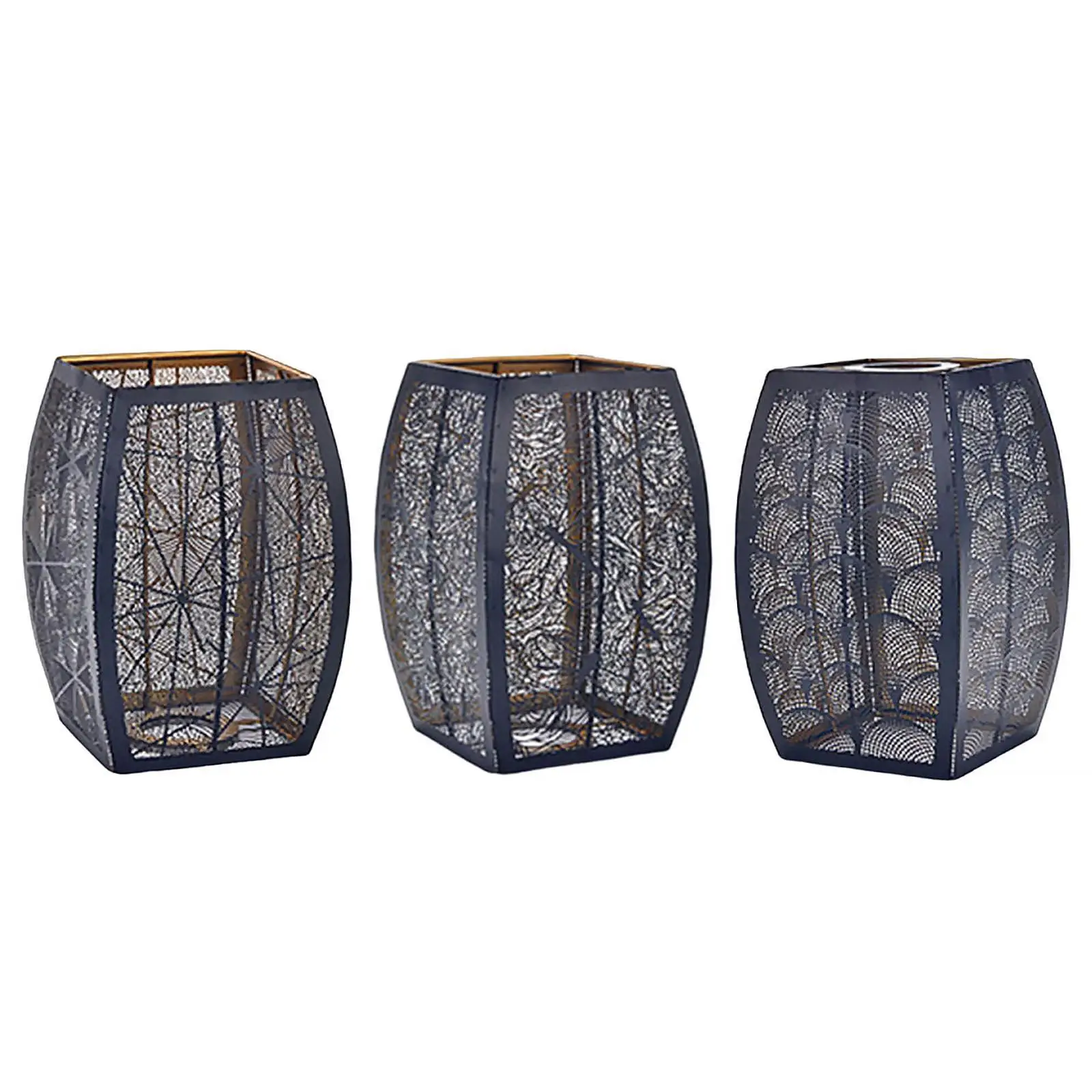 

Barrel Metal Lampshade Cage Modern Fashion Decorative Lamp Shade Light Cover for Table Lamp E27 Bulb Floor Light Gift Cafe