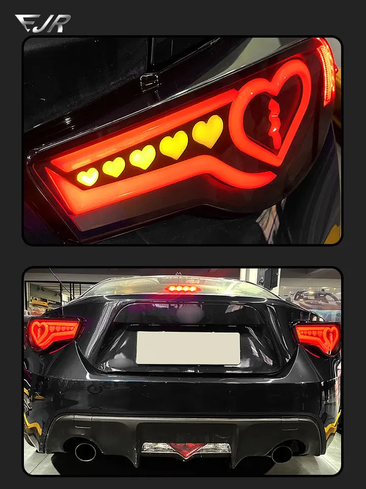 For Toyota 86 Taillight 2012-2018 Subaru BRZ Modified Heart-Shaped