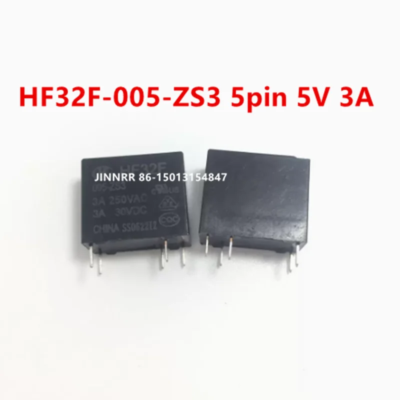 20 piezas HF32F-G JZC-32F-012-HS3/009/024/048, 4 pines, 5 pines, JZC-32F-005