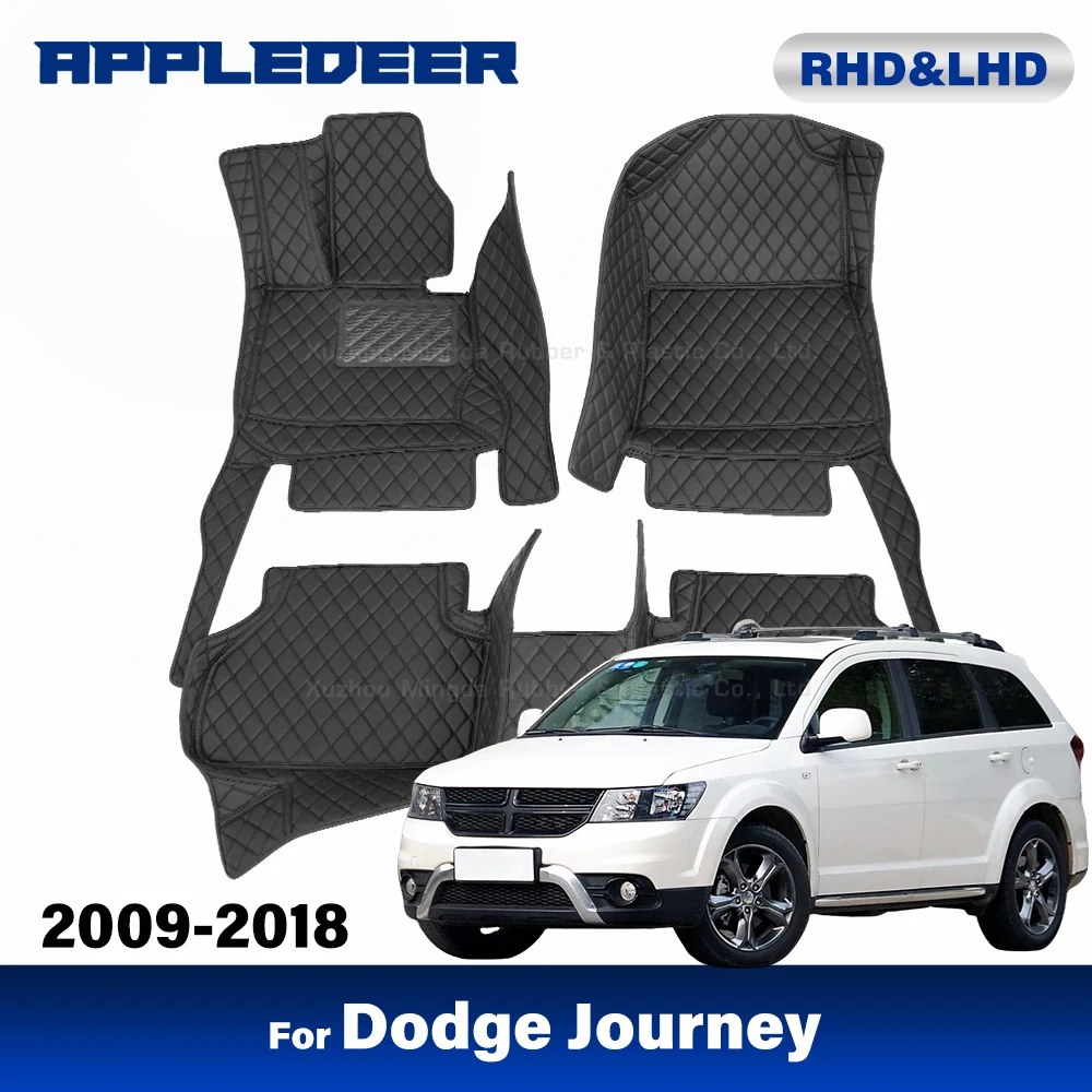 

Автомобильные коврики для Dodge Journey 7-местные 2009-2018 2017 2016 2015 2014 2013 2012 2011 Пользовательские автомобильные подушечки для ног Аксессуары для интерьера