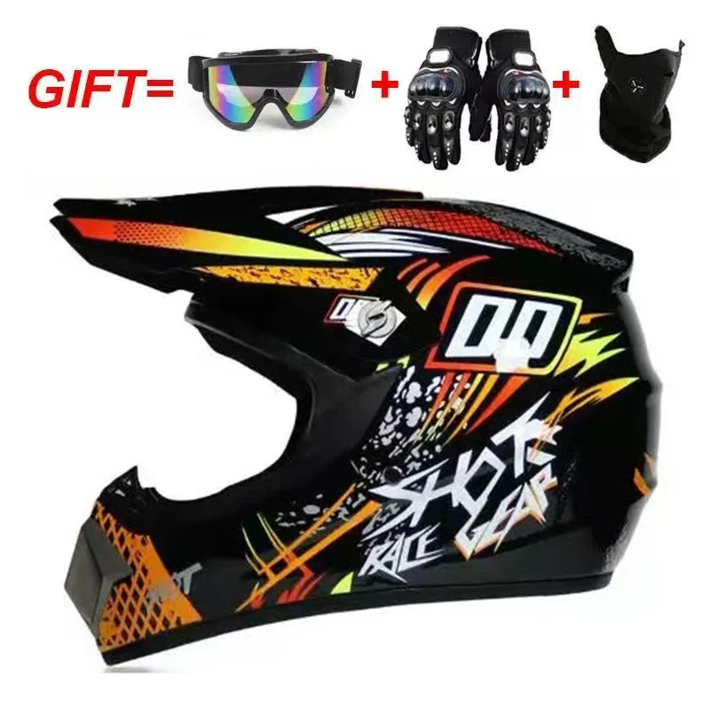

Four Season Motorcycle Off-Road Helmet Men Women Electric Bike Helmet Mountain Bike Off-Road Helmet Racing Car Downhill Pedal