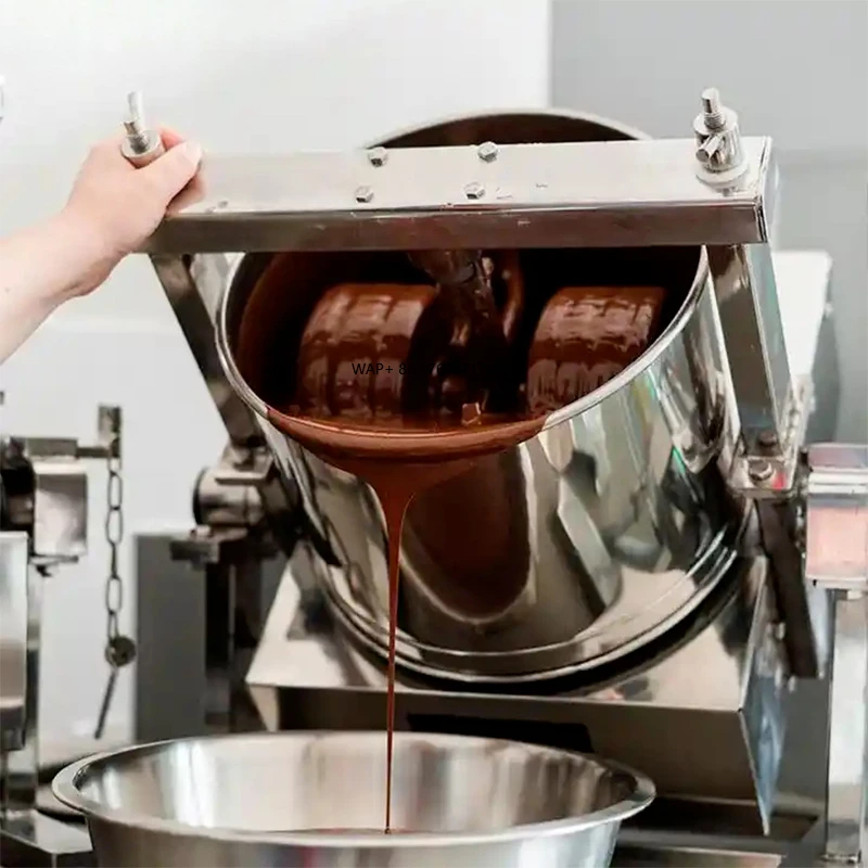 حار بيع مصنع آلة معالجة الكاكاو الشوكولاته حجر ميلانجر آلة طحن كوكوا