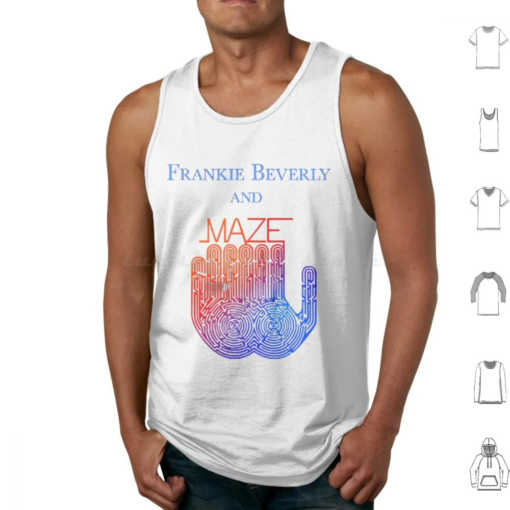 Frankie Beverly And Maze Tank Tops Print Cotton Frankie Beverly And Maze