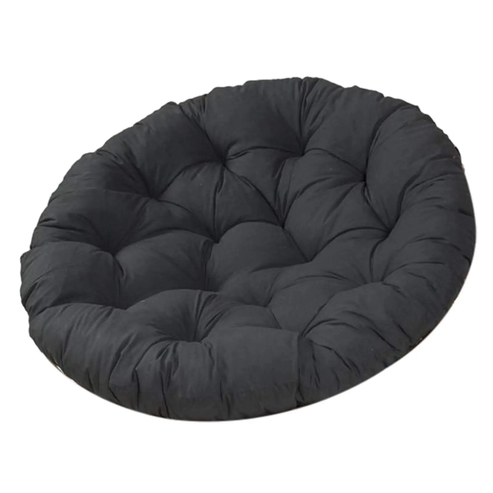 Hanging Chair Cushion Thick Swing Seat Pad Round Ergonomic Pillow for Rattan Chair Garden Furniture