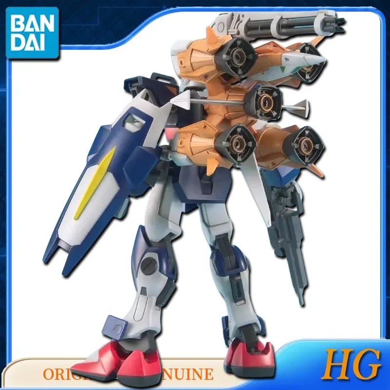 Bandai-figuras de acción de Anime para niños y niñas, juguetes originales de HG GUNDAM 105, + GUNBARREL DAGGER, modelo de regalo, adornos