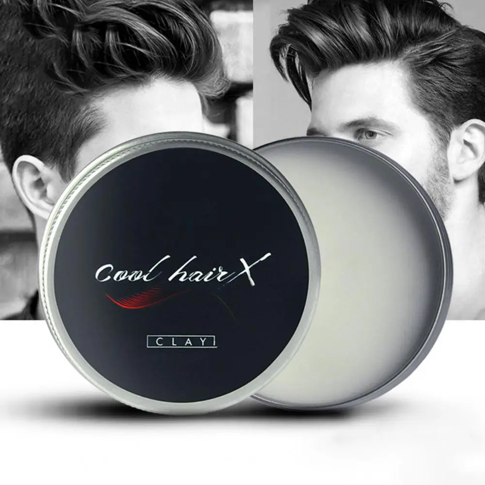 Strengthening Conditioning Hair Cream Styling Cream for All Hair Types Men's Natural Nourishing Hair Wax for Matte Finish Fluffy