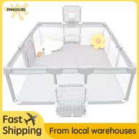 PANGDUBE Super Large Baby Playpen XXL Out-Size 235x166cm Activity Fence Play Area for Infant Toddlers Activity Center Playground