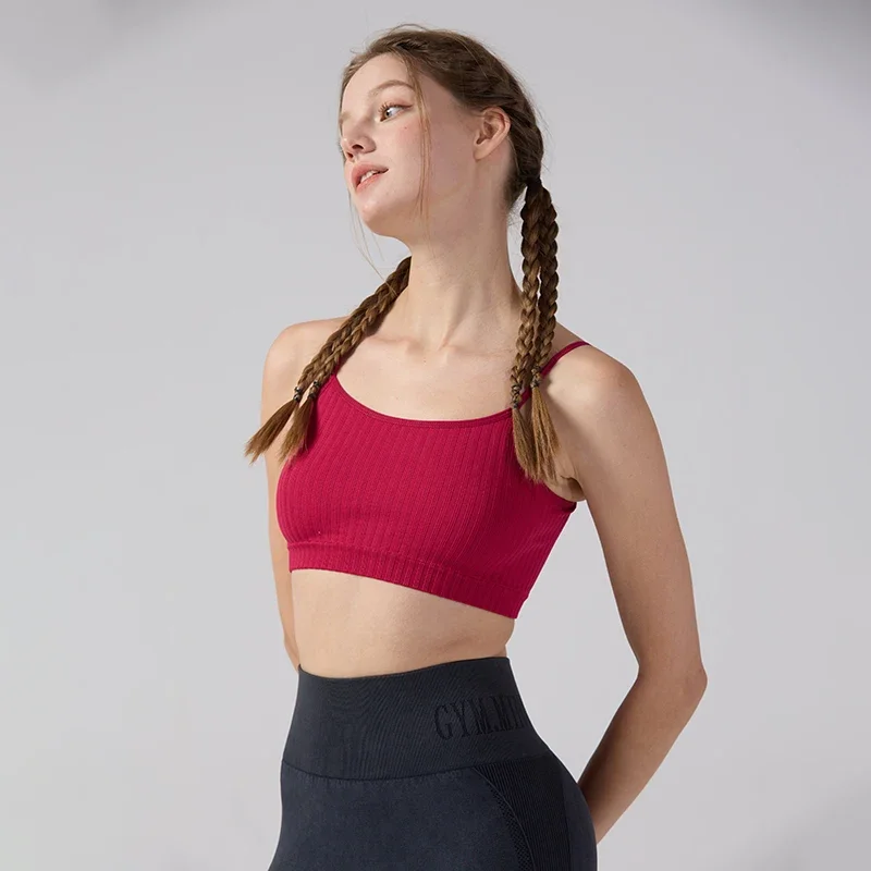 

Qucik-drying Sports Yoga Bra for Women High-strength Corsets Thread Bras Female Fitness Gym Underwear Tight Shaping Garments