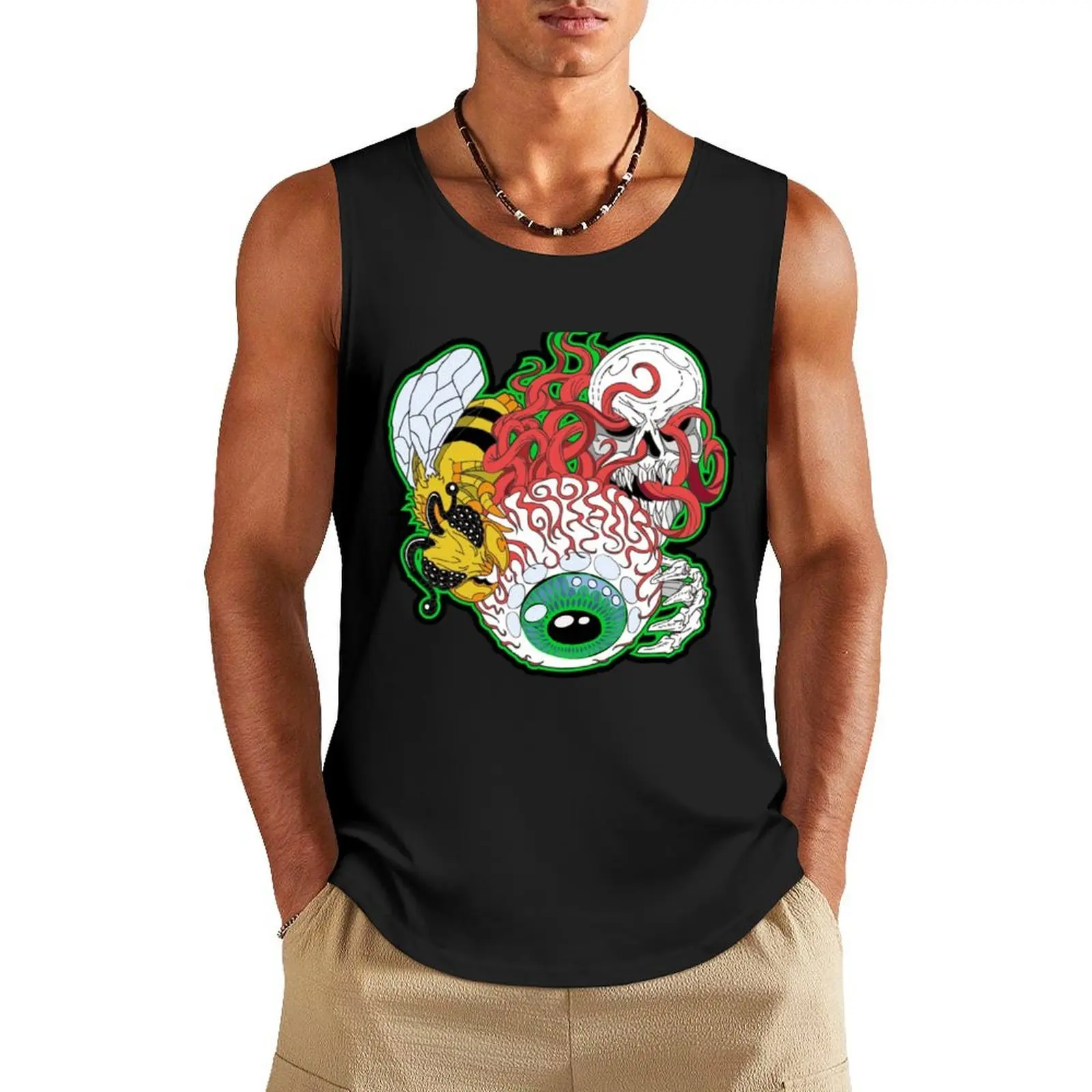 

Eye of Cthulhu Tank Top Men's sports t-shirt Men's gym sports suits Men's sleeveless