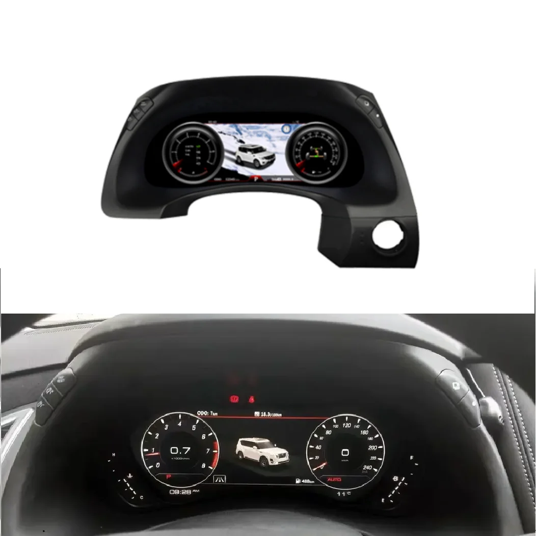 

12.3 Display Meter for Nissan Patrol Y62 for INFINITI QX80 2015 - 2020 Car Instrument Dashboard Display Player Crystal Pane