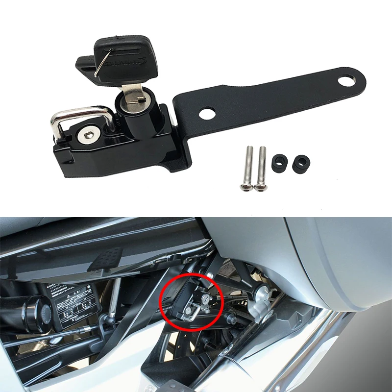 

K1600GT Helmet Lock Mount Hook Anti-theft Security with 2 Keys Password lock For BMW K1600GT K1600GTL K 1600 GT 2011-2022 2021