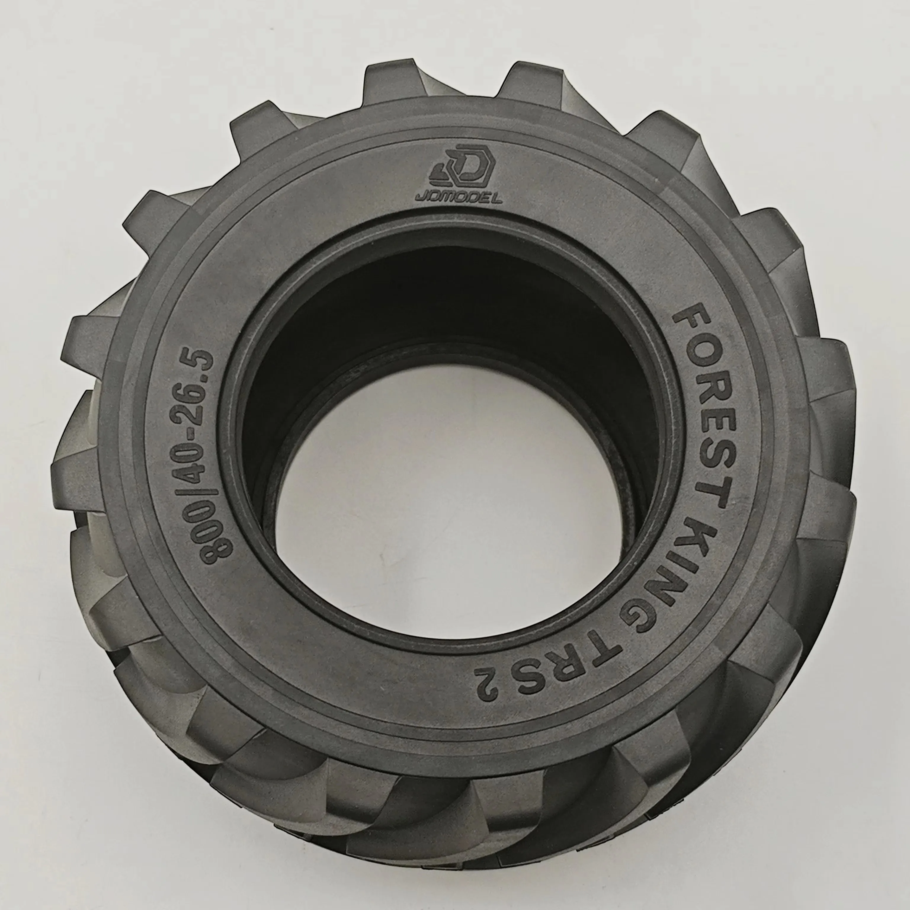 135 MM Fischgrätenmuster-Reifen mit ineinandergreifender Textur JDM-198G 800/40 für 1/14 Tamiya RC Muldenkipper DIY Spielzeugmodellteile