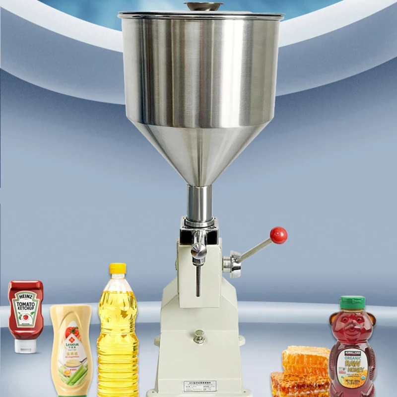 Commercial Paste Filling Machine Stainless Steel Manual Cream Shampoo Honey Viscous Liquid Filling Machine