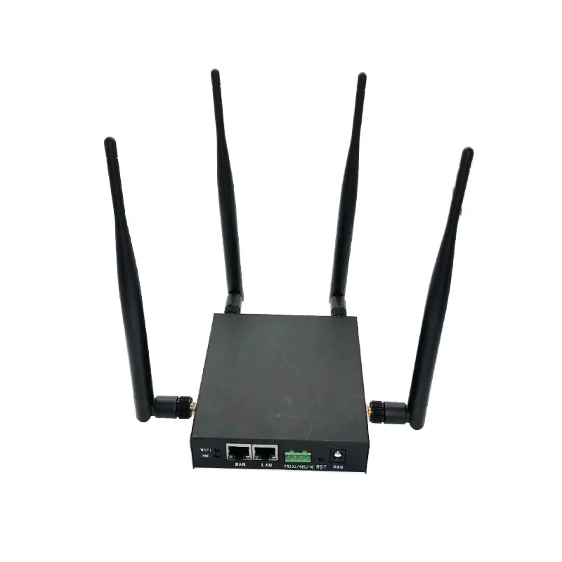 Mini small 2-port 4G industrial-grade LTE wireless router plug-in card Internet 4G to wired WIFI router