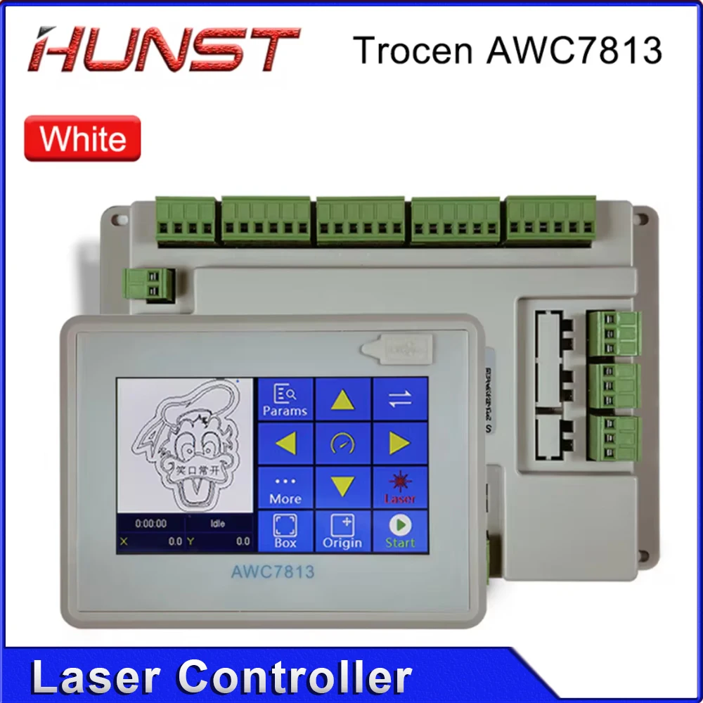 HUNST Trocen AWC7813 Co2 Laser Controller DSP Control System DIY Laser Control Replace AWC608 AWC708 6442G 6445G