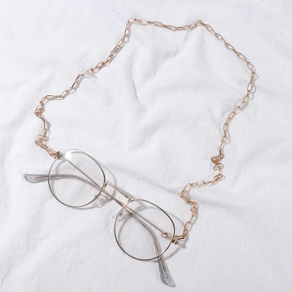 

Straps Fashion Eyewear Jewelry Anti-lost For Women Metal Face Mask Necklace Pearl Chain Reading Glasses Chain Mask Cord Holders