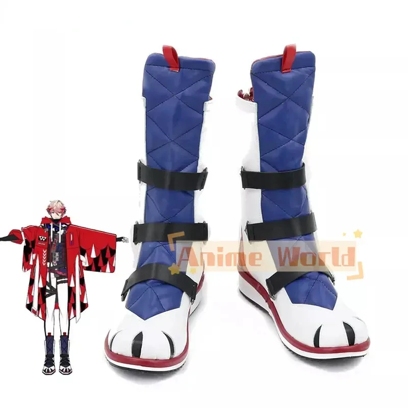 

Обувь для косплея Seraph Dazzlegarden, карнавальные ботинки на Хэллоуин, обувь из искусственной кожи, реквизит для косплея Vtuber, индивидуальный заказ