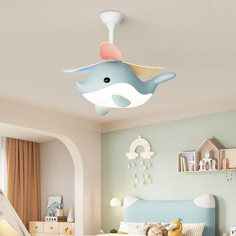 Children's Room Ceiling Led Light Creative Cartoon Airplane Chandelier Personality Boys and Girls