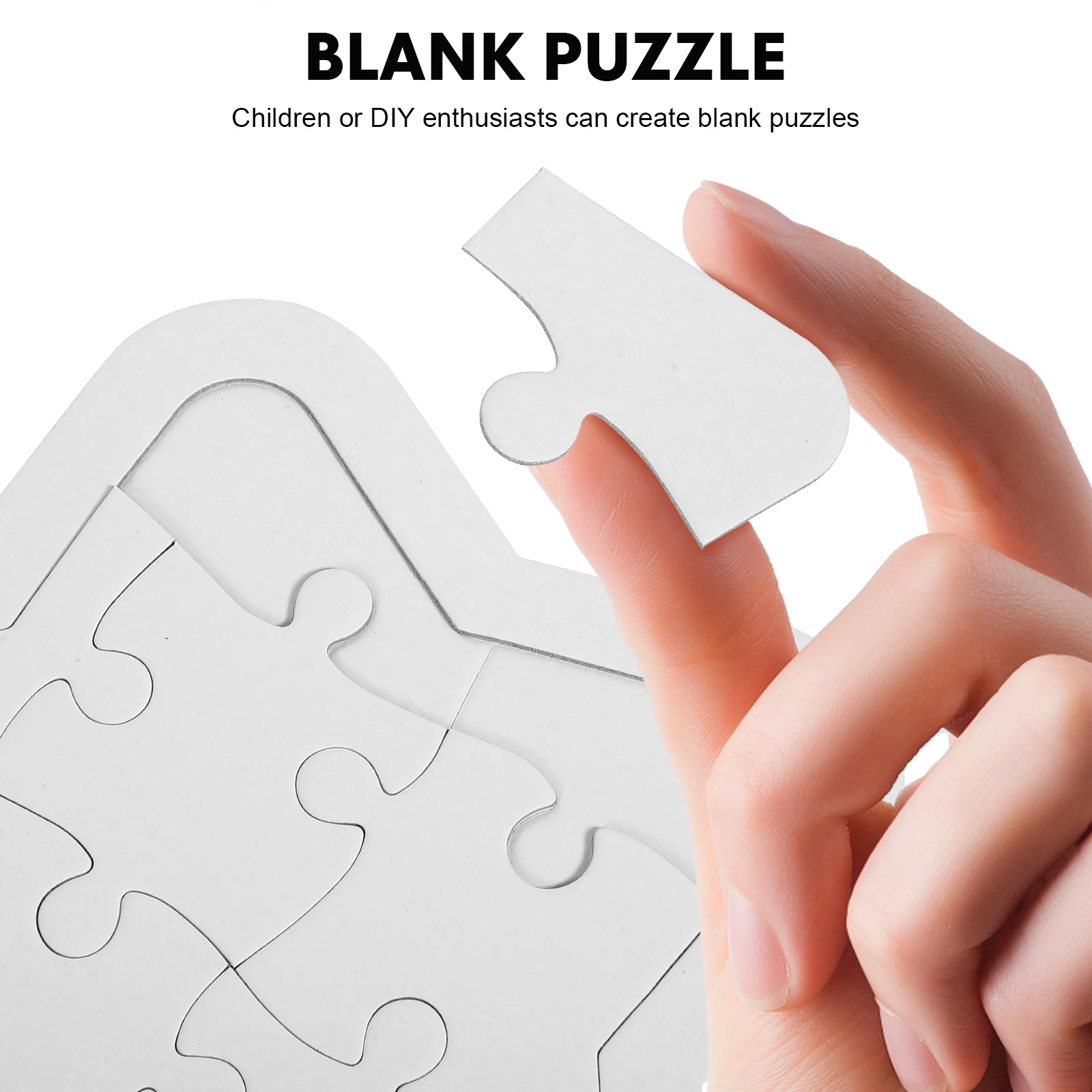 4 Zestawy Kształtów Puzzle Kolorowanki Puzzle dla Dzieci Puste Sublimacyjne Puste do Dzieci Papier