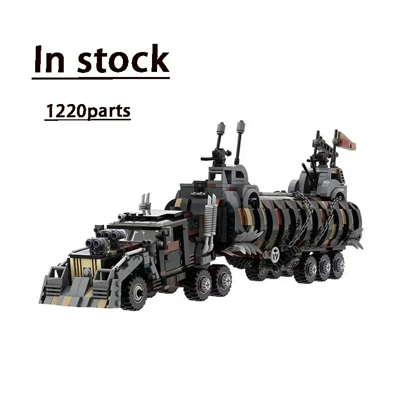 

Gobricks MOC MAD MAX Fury Road Tatra T815 «Военная установка» (1220 кирпичей) Апокалиптический грузовик Строительные блоки Игрушки для подарка ребенку