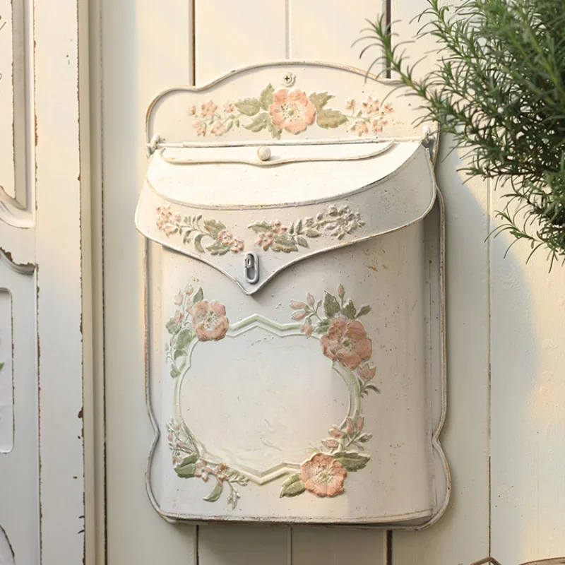 Creative home suggestion box Wall decoration storage box Outdoor garden wall decoration ornament