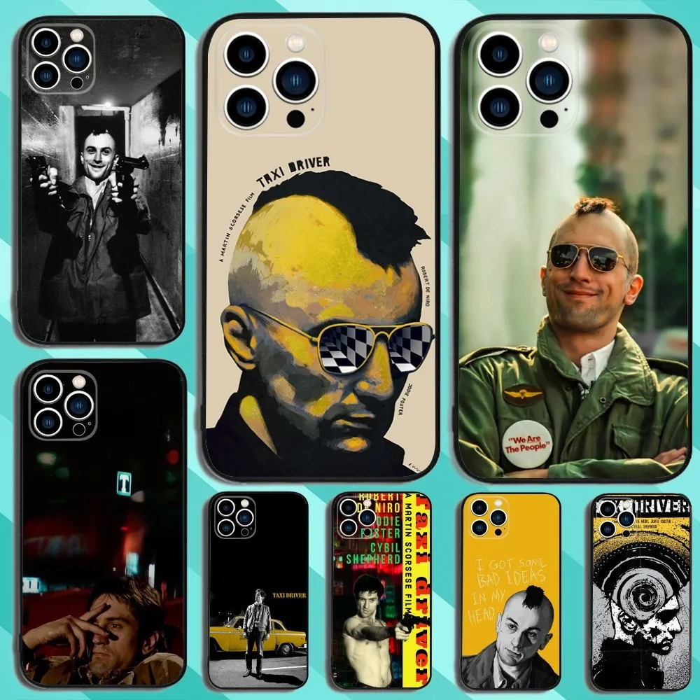 

T-Taxi D-Driver 1976 Phone Case For iPhone 15,14,13,12,11,Plus,Pro Max,XS,X,XR,SE,Mini,8,7 Soft Silicone Black Cover