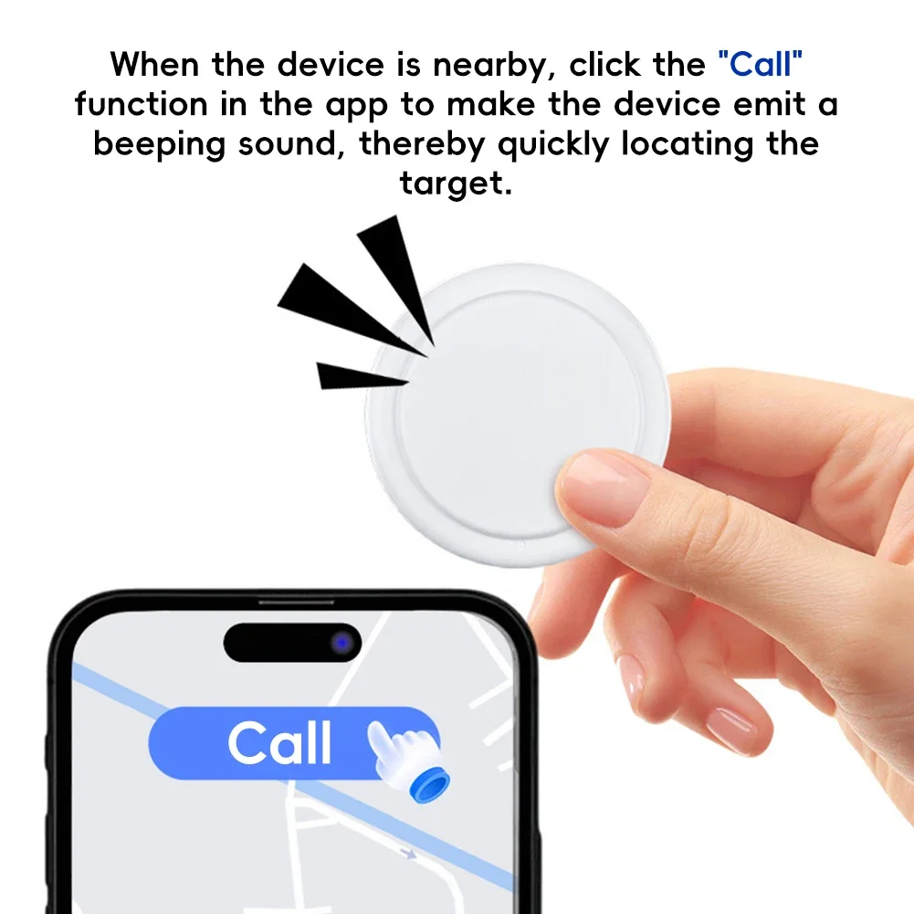 

Mini GPS Tracker For Apple iOS System air tag key Finder bag Locator for Android Google Find Hub Smart Bluetooth tracker