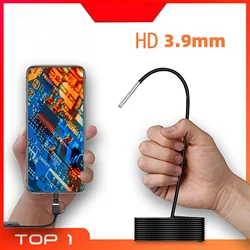 3.9mm Endoscope for android IP67 Mini Camera Endoscope for cars smartphone Piping usb c Endoscopic 3 in 1 Underwater