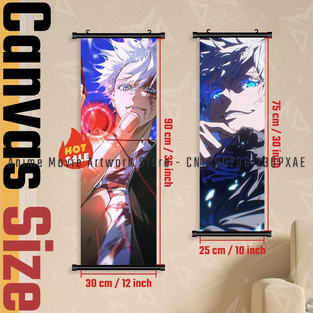 Anime Jujutsu Kaisen Scrolls Foto's Zenin Maki Canvas Wall Art Hangende Schilderijen Gedrukt Poster Woonkamer Home Decoratie