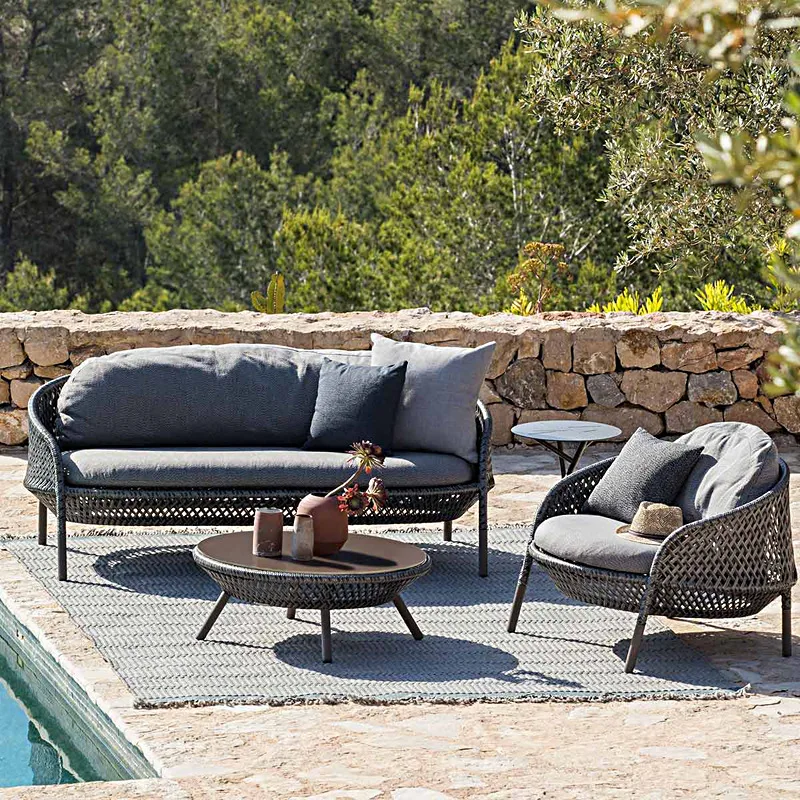 

Luxury European Sofa Rattan Outdoor Designer Cheap Cushion Sofa Armrest Reading Lounge Muebles Para El Hogar Couch Furniture